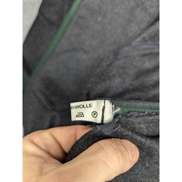 Tostmann Trachten Wool Cape Austria Black Green Trim Button - Picture 15 of 15